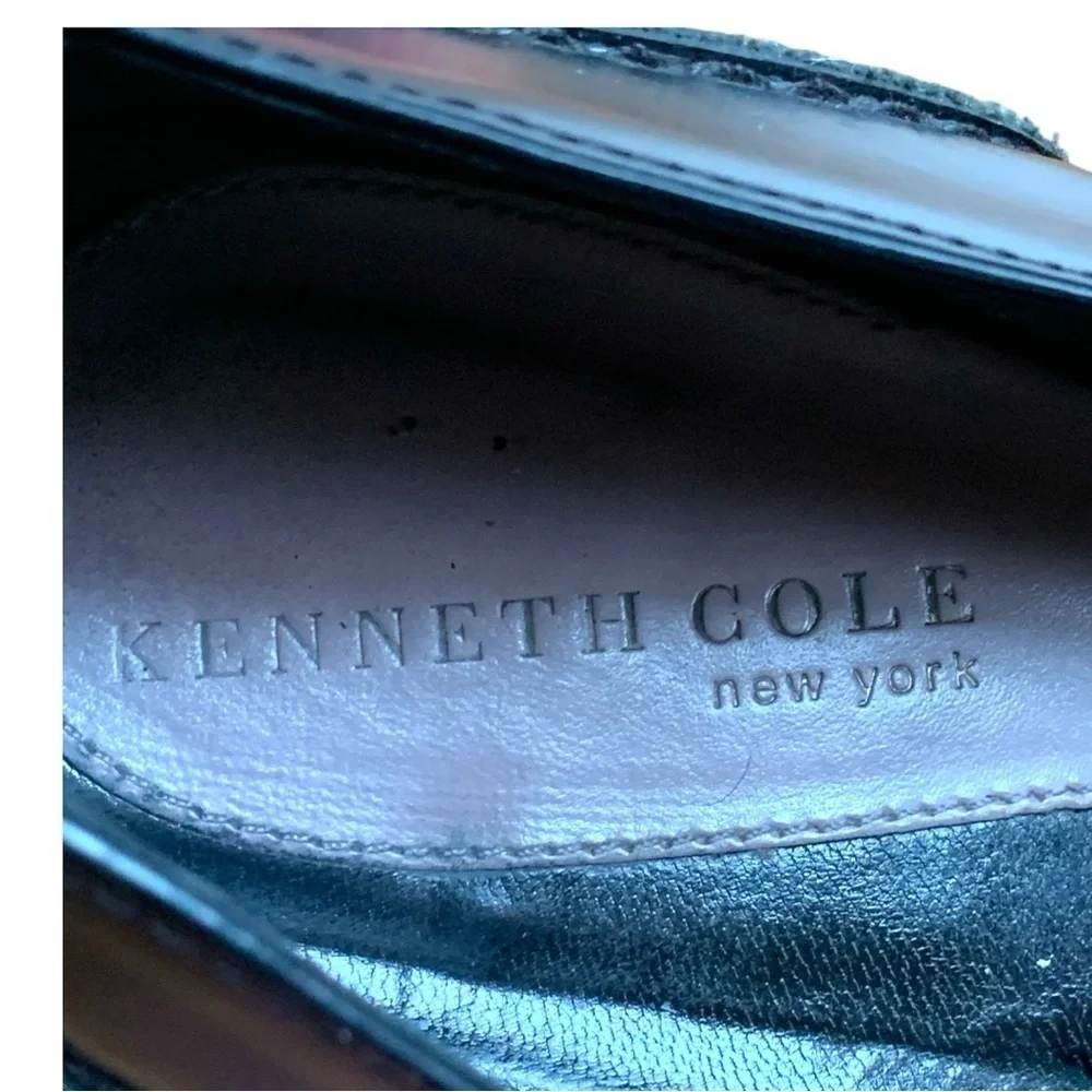 Kenneth Cole Black Leather Women’s Loafer Shoes - Picture 5 of 6